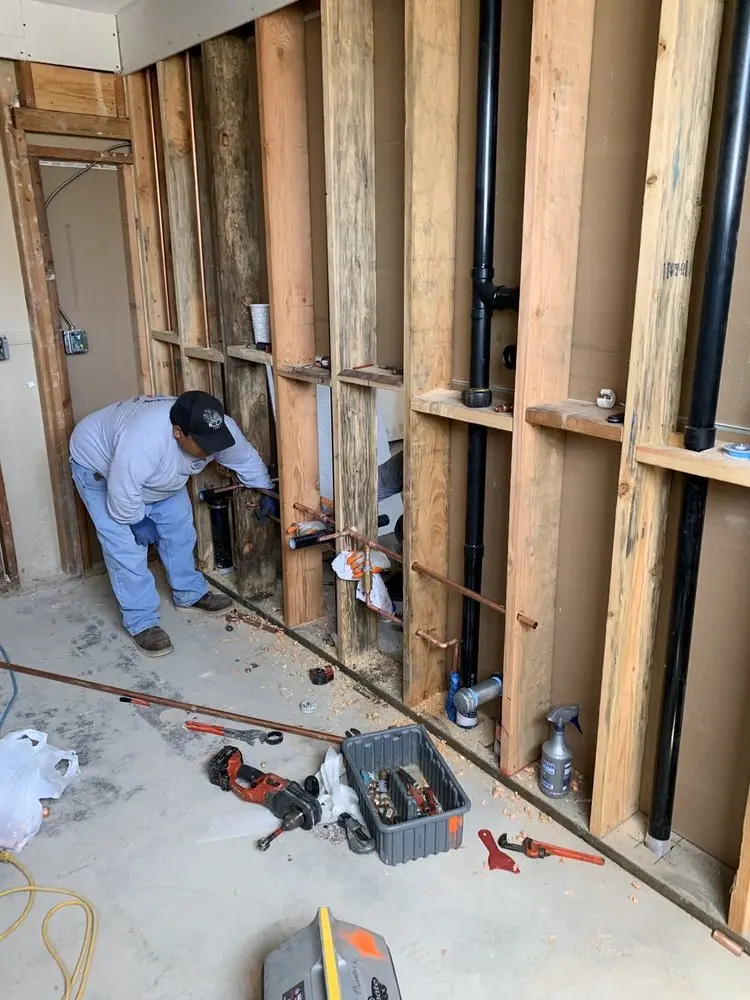 Commercial rough-in plumbing for Gas Line Repair in Grove Park